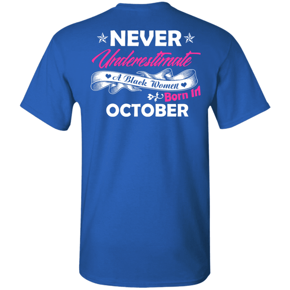 Limited Edition **Black Women Born In October** Shirts & Hoodies