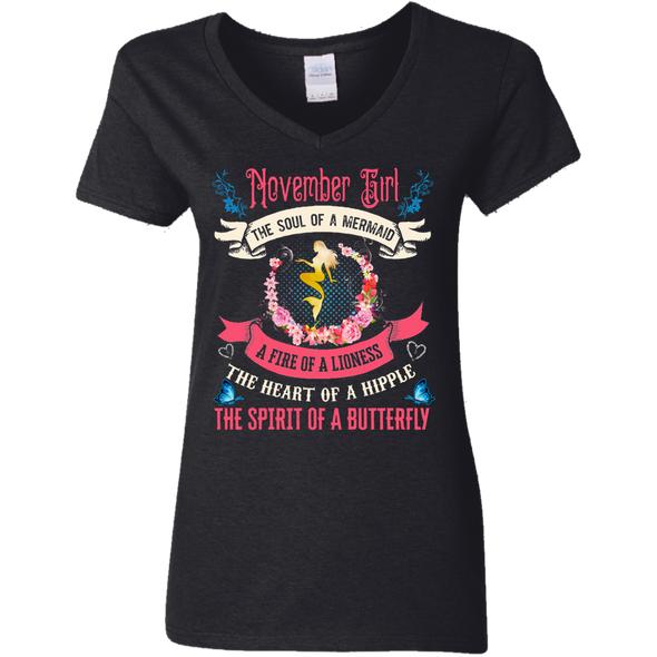 Limited Edition **November Girl With Soul Of Mermaid** Shirts & Hoodies