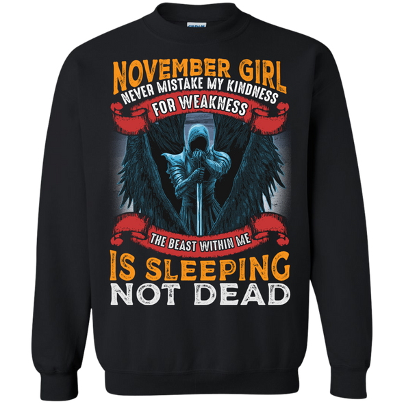 Never Mistake Kindness Of November Girl