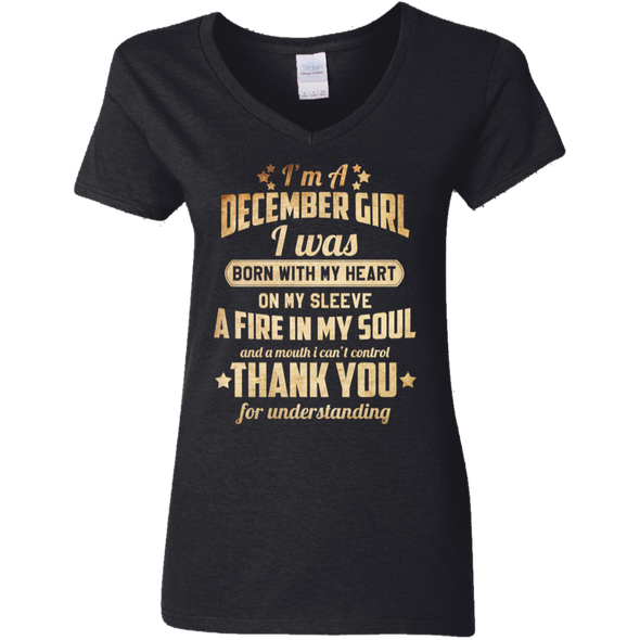 Newly Published **December Girl With Heart & Soul** Shirts & Hoodies