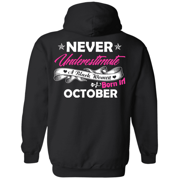 Limited Edition **Black Women Born In October** Shirts & Hoodies