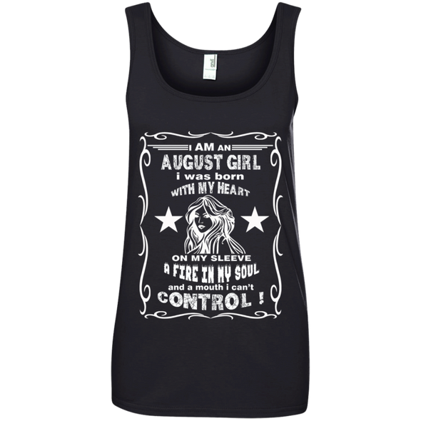 Limited Edition **August Girl Born With Heart On Sleeves** Shirts & Hoodie