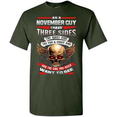 Limited Edition **November Born Guy With Three Side** Shirts & Hodiee
