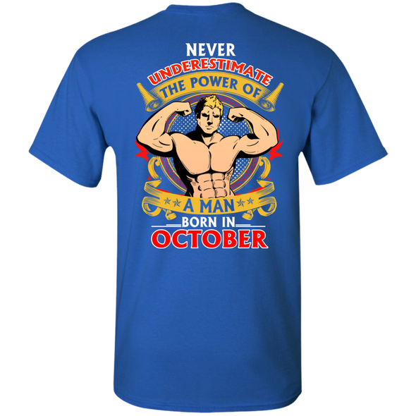 Limited Edition **Power Of A Man Born In October** Shirts & Hoodies
