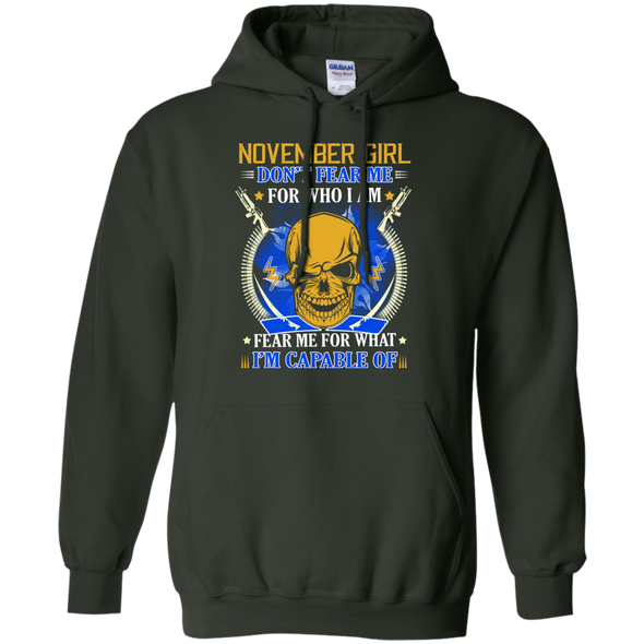 Limited Edition **Don't Fear November Girl** Shirts & Hoodies