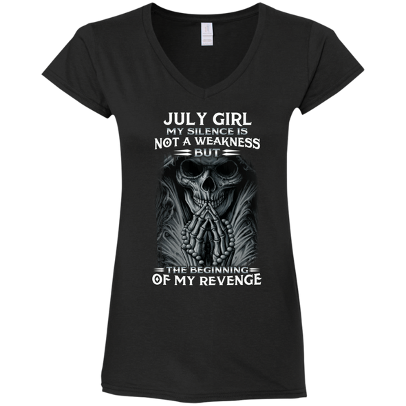 Limited Edition **July Girl My Silence Is Not My Weakness** Shirts & Hoodies