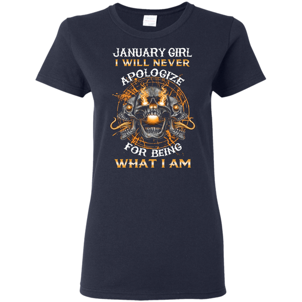 New Edition**January Girl Will Never Apologize** Shirts & Hoodies