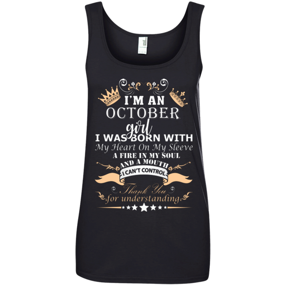 New Edition **October Born Girl Front Print** Shirts & Hoodies