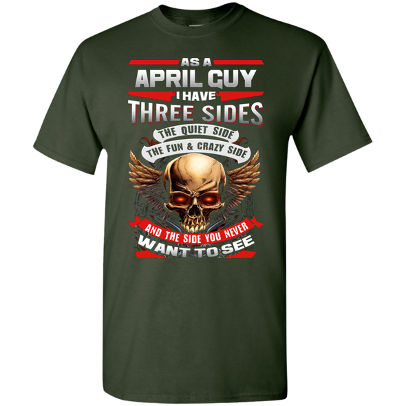 Limited Edition **April Born Guy With Three Side** Shirts & Hodiee