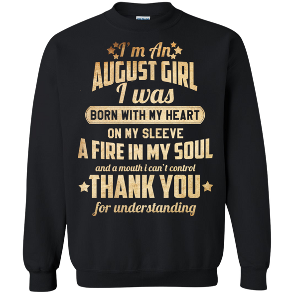 Newly Published **August Girl With Heart & Soul** Shirts & Hoodies