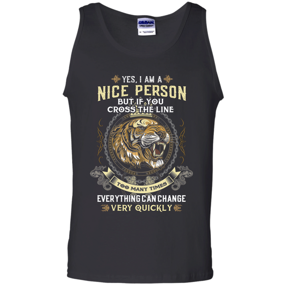 Newly Arrived **I Am A Nice Person** Men's Front Print Shirts & Hoodies