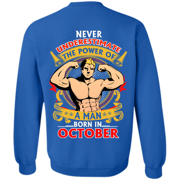 Limited Edition **Power Of A Man Born In October** Shirts & Hoodies