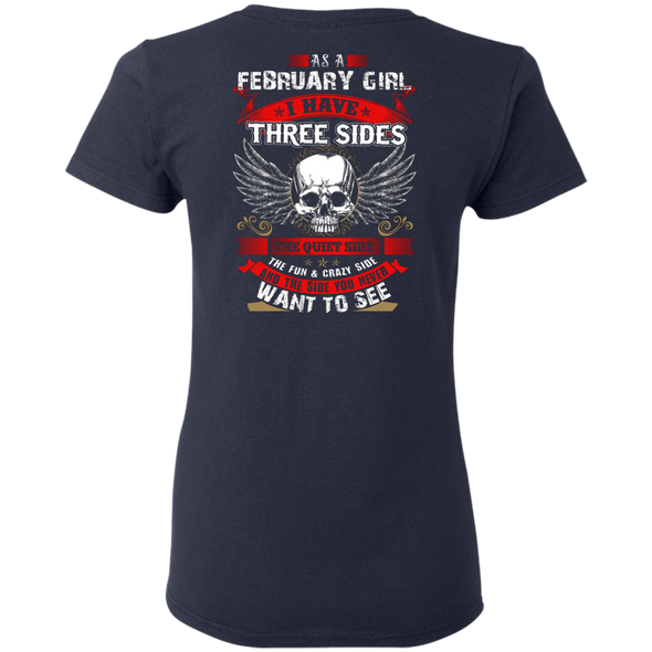 Limited Edition **February Girl With Three Sides** Shirts & Hoodies