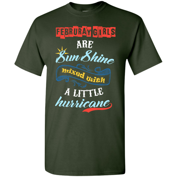 Limited Edition **February Born Girls Are Sunshine** Shirts & Hoodies