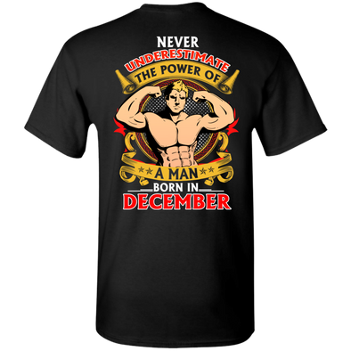Limited Edition **Power Of A Man Born In December** Shirts & Hoodies