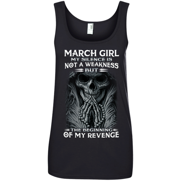Limited Edition **March Girl My Silence Is Not My Weakness** Shirts & Hoodies