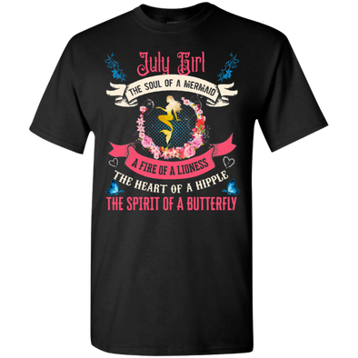 Limited Edition **July Girl With Soul Of Mermaid** Shirts & Hoodies