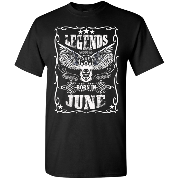 Newly Launched **Legends Are Born In June** Shirts & Hoodies