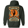 **Never Underestimate March Born Girl** Back Print Shirt & Hoodies