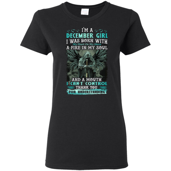 Limited Edition**December Girl Born With Fire In A Soul** Shirts & Hoodie