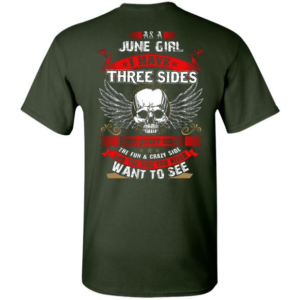 Limited Edition **June Girl With Three Sides** Shirts & Hoodies
