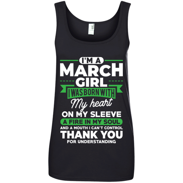 **March Girl** Fire In Soul Shirts & Hoodies