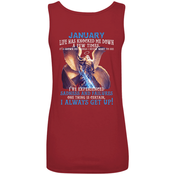 Limited Edition January Born Life Has Knocked Down Shirts & Hoodie