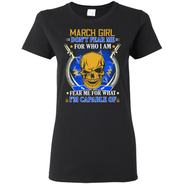 Limited Edition **Don't Fear March Girl** Shirts & Hoodies