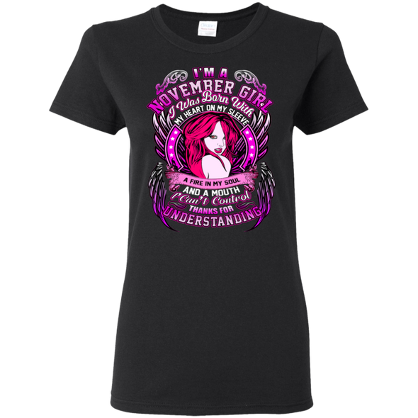 Limited Edition **November Girl - Fire In A Soul** Shirts & Hoodies