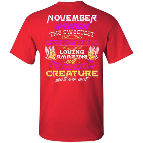 Limited Edition November Sweet Women Back Print Shirts & Hoodies