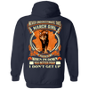 **Never Underestimate March Born Girl** Back Print Shirt & Hoodies