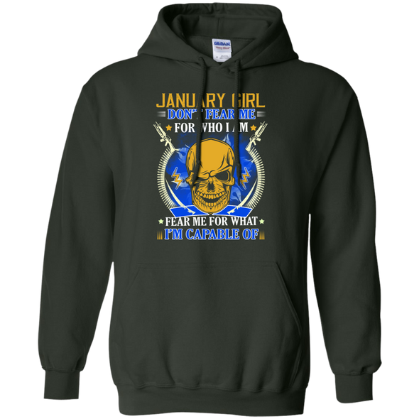 Limited Edition **Don't Fear January Girl** Shirts & Hoodies