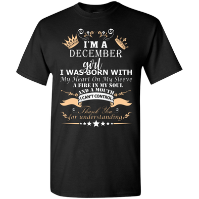 New Edition **December Born Girl Front Print** Shirts & Hoodies