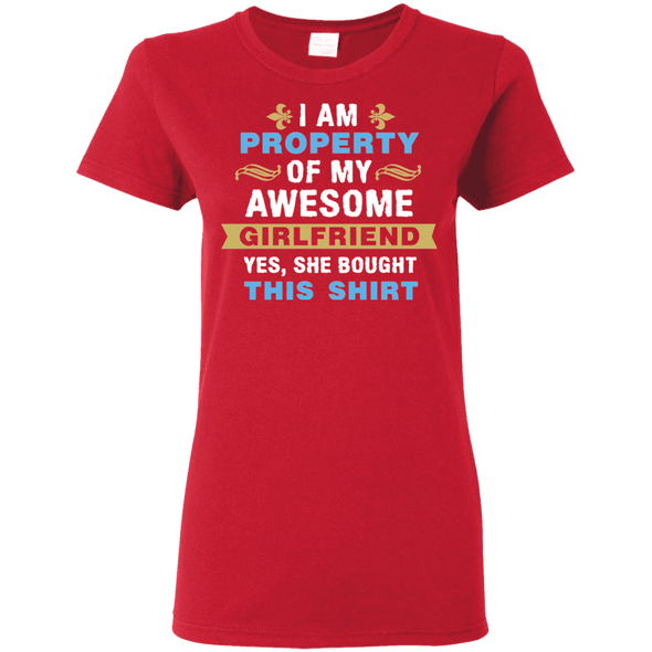 Property of my Awesome Girlfriend Shirts and Hoodies