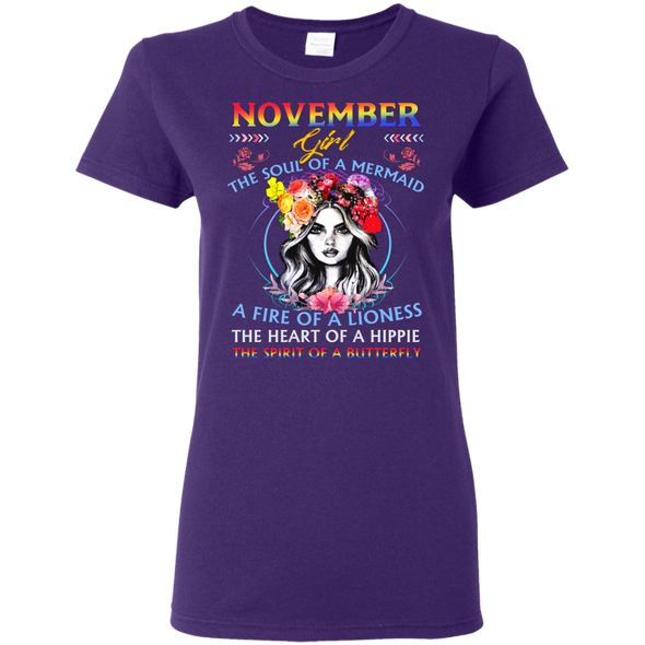 Limited Edition **November Girl Fire Of Lioness** Shirts & Hoodies
