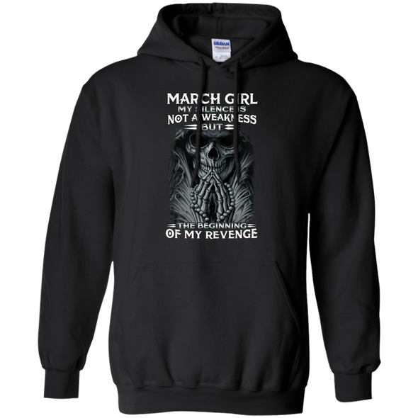 Limited Edition **March Girl My Silence Is Not My Weakness** Shirts & Hoodies
