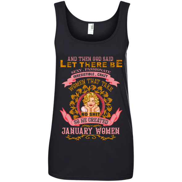 Limited Edition **When God Created January Women** Shirts & Hoodies