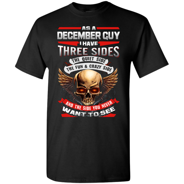 Limited Edition **December Born Guy With Three Side** Shirts & Hodiee