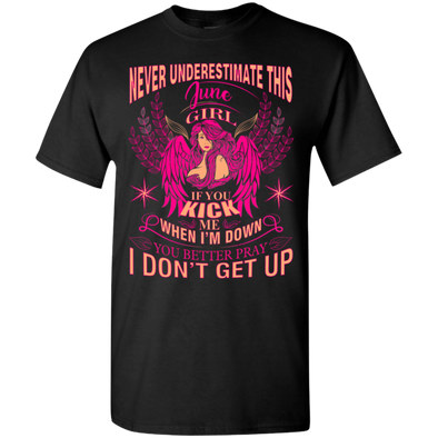 Limited Edition **Never Underestimate June Girl** Shirts & Hoodies