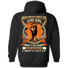 **Never Underestimate June Born Girl** Back Print Shirt & Hoodies