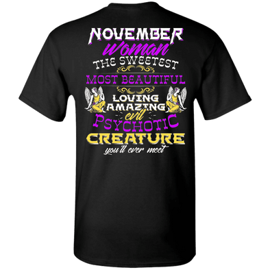 Limited Edition November Sweet Women Back Print Shirts & Hoodies