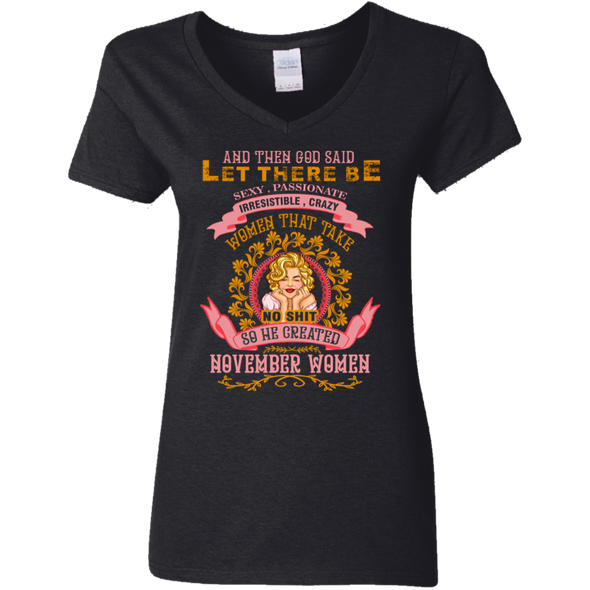 Limited Edition **When God Created November Women** Shirts & Hoodies