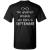 Limited Edition **Wizards Are Born In September** Shirts & Hoodies