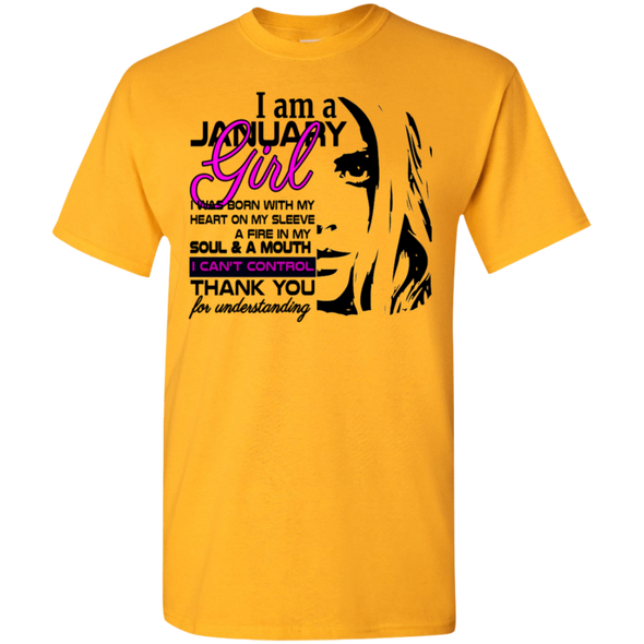 Newly Launched**January Born Girl Shirts & Hoodies**
