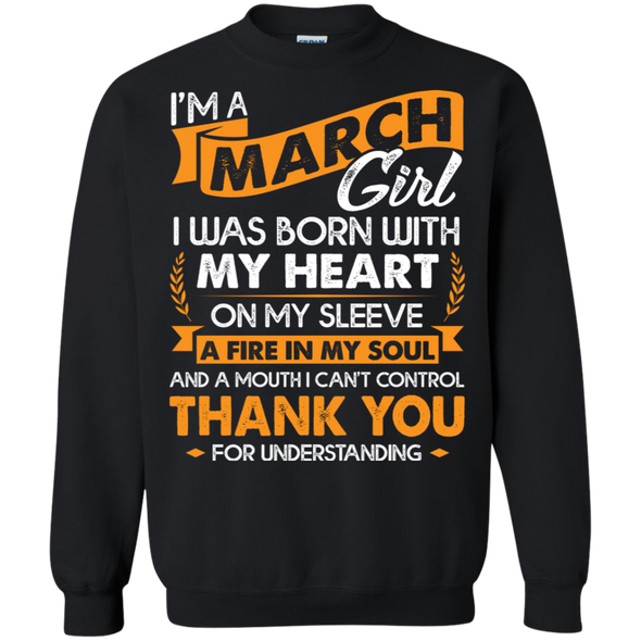 **March Girls Heart On Sleeves** Limited Edition Shirts & Hoodies