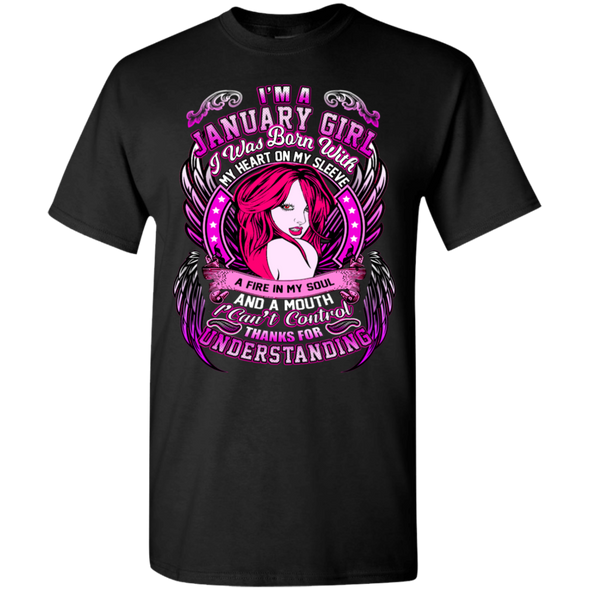 Limited Edition **January Girl - Fire In A Soul** Shirts & Hoodies