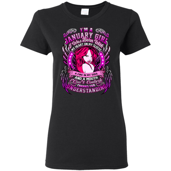 Limited Edition **January Girl - Fire In A Soul** Shirts & Hoodies
