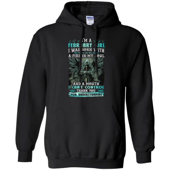 Limited Edition **February Girl Born With Fire In A Soul** Shirts & Hoodie