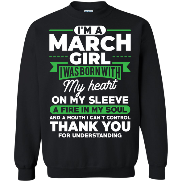 **March Girl** Fire In Soul Shirts & Hoodies