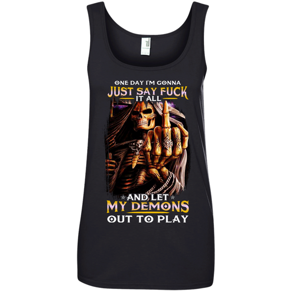 Limited Edition **Let My Demons Out To Play** Quotation Shirt & Hoodies